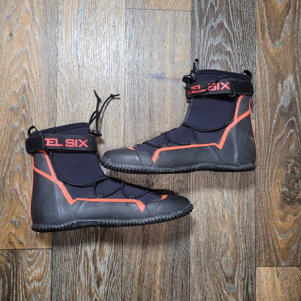 Level Six Creek 2.0 Mens Size 8 Paddle Board Shoes Boots Black